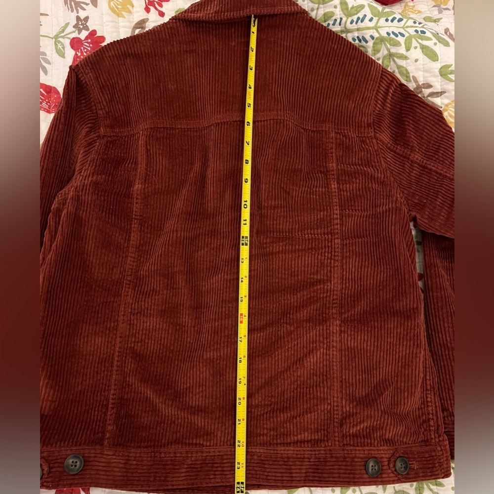 Madewell Red Corduroy Utility Jacket - Picture 11 of 11